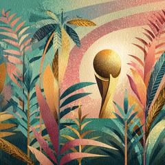 Miami Fifa 2026 Reflection - DIY Painting By Numbers Kit