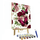 Butterfly Garden Paint By Number Canvas Kit