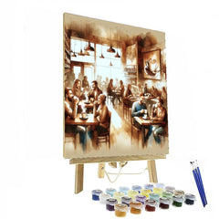 Charming Coffee Shop Escape - DIY Painting By Numbers Kit