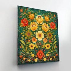 Frida Kahlo Inspired Vibrant Elements - DIY Painting By Numbers Kit