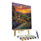 Thomas Inspired Melody of the Sky - DIY Painting By Numbers Kit