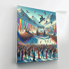 Whistler World Ski and Snowboard Festival - DIY Painting By Numbers Kit