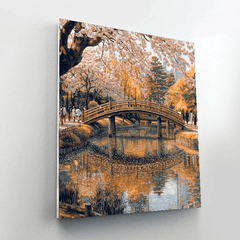 Shinjuku Gyoen National Garden - Tokyo, Japan - DIY Painting By Numbers Kit