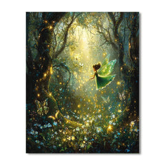 Tinker Bells Magical Forest Flight - DIY Painting By Numbers Kit