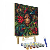 Frida Kahlo Inspired Mythical Forest - DIY Painting By Numbers Kit