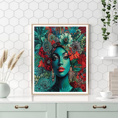 Frida Kahlo Inspired Remembrance - DIY Painting By Numbers Kit