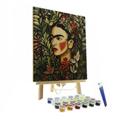 Frida Kahlo Inspired Emotions of Nature - DIY Painting By Numbers Kit