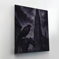 Gothic Raven Spire - DIY Painting By Numbers Kit