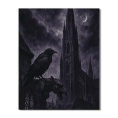 Gothic Raven Spire - DIY Painting By Numbers Kit