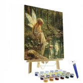 John Everett Millais Inspired Woodland Fairy - DIY Painting By Numbers Kit