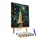 Gustav Klimt Inspired Golden Star Garden - DIY Painting By Numbers Kit