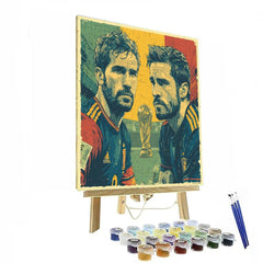Fifa 2026 Portugal vs Colombia - DIY Painting By Numbers Kit