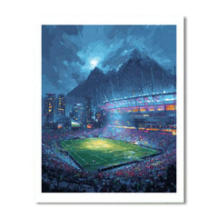 Vancouver Fifa 2026 Blue - DIY Painting By Numbers Kit