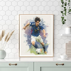 Mitoma Fifa 2026 Blue - DIY Painting By Numbers Kit