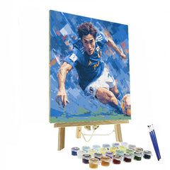 Mitoma Fifa 2026 Blue - DIY Painting By Numbers Kit