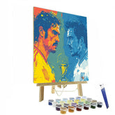 Fifa 2026 Spain vs Uruguay - DIY Painting By Numbers Kit