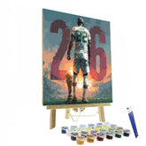 Iraq Fifa 2026 Flame - DIY Painting By Numbers Kit