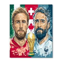 Fifa 2026 Canada vs Switzerland - DIY Painting By Numbers Kit