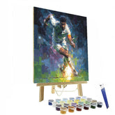 Fifa 2026 Iraq Flame - DIY Painting By Numbers Kit