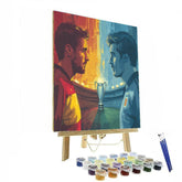 Fifa 2026 Spain vs Uruguay - DIY Painting By Numbers Kit