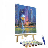 Miami Fifa 2026 Reflection - DIY Painting By Numbers Kit