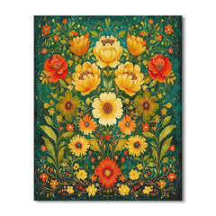 Frida Kahlo Inspired Vibrant Elements - DIY Painting By Numbers Kit