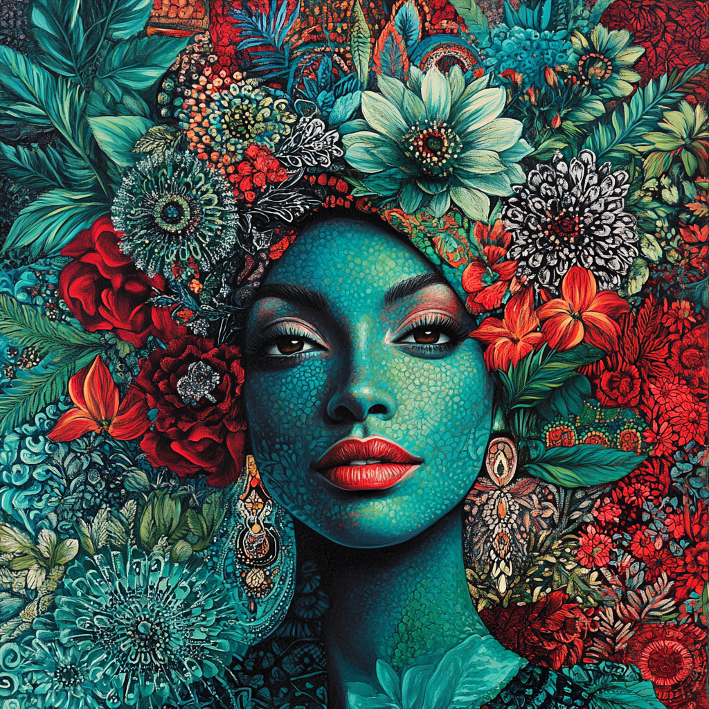 Frida Kahlo Inspired Remembrance - DIY Painting By Numbers Kit