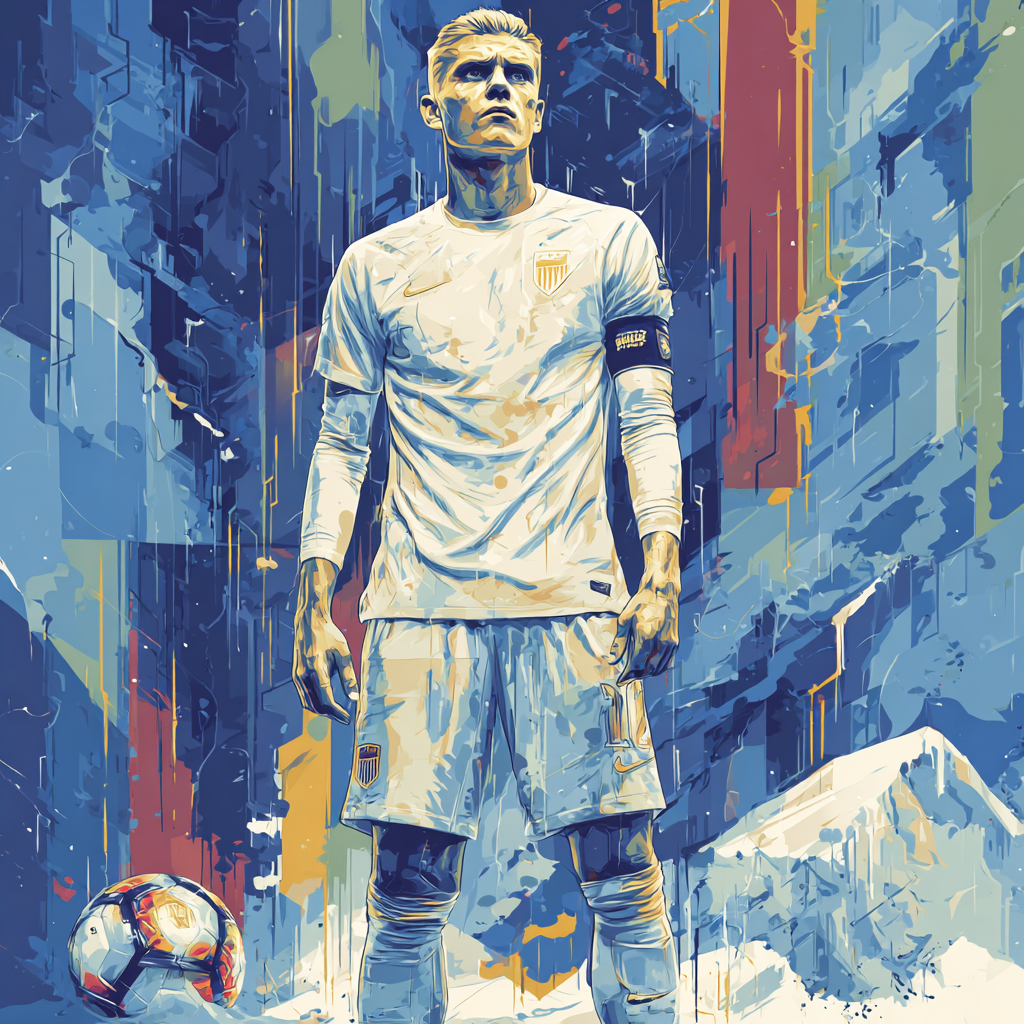 Fifa 2026 Haaland Ice - DIY Painting By Numbers Kit