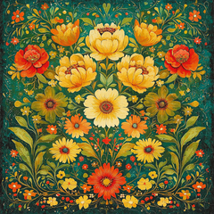 Frida Kahlo Inspired Vibrant Elements - DIY Painting By Numbers Kit