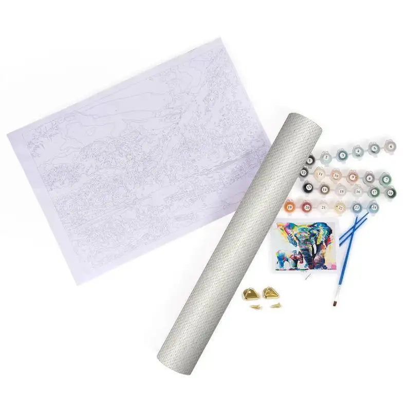 Sunflower Spiral Paint By Number Painting Set
