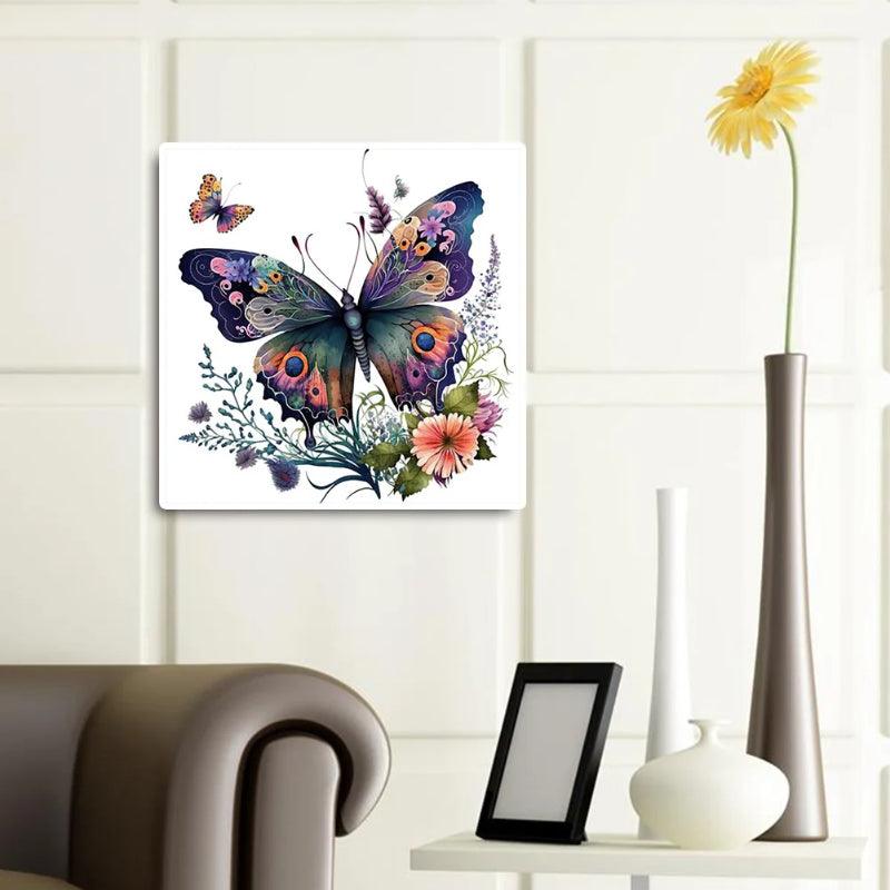 Butterfly Flower Paint By Numbers Acrylic Painting Kit