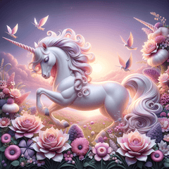 Majestic Unicorn Haven - DIY Painting By Numbers Kit
