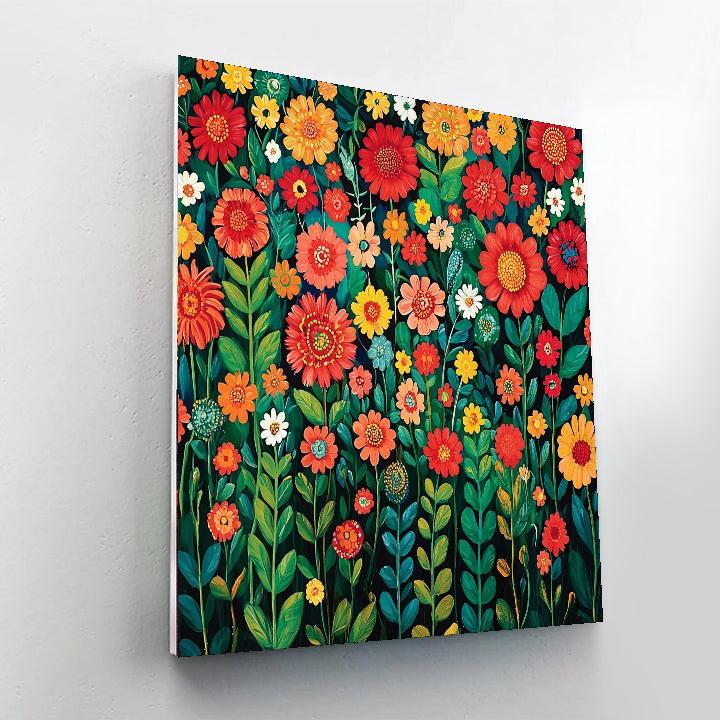Frida Kahlo Inspired Fragrance of Color - DIY Painting By Numbers Kit