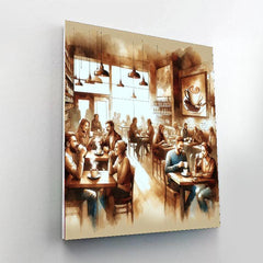 Charming Coffee Shop Escape - DIY Painting By Numbers Kit