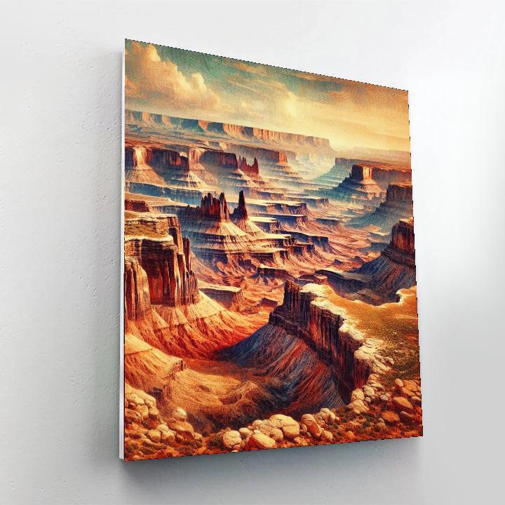 Canyonlands Exploration - DIY Painting By Numbers Kit