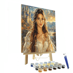 Anne Hathaway: The Dreamer of Princess Diaries - DIY Painting By Numbers Kit