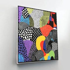 Bridget Riley Inspired Dreamy Patterns - DIY Painting By Numbers Kit