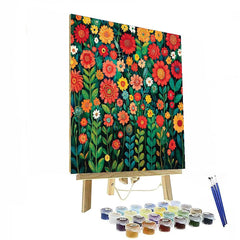 Frida Kahlo Inspired Fragrance of Color - DIY Painting By Numbers Kit