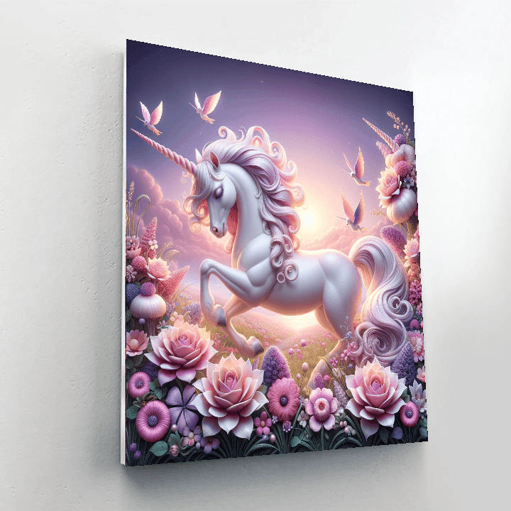 Majestic Unicorn Haven - DIY Painting By Numbers Kit