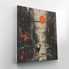 Banksy Inspired Banksy's Urban Wildlife Encounter - DIY Painting By Numbers Kit