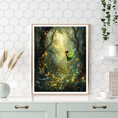 Tinker Bells Magical Forest Flight  - DIY Painting By Numbers Kit
