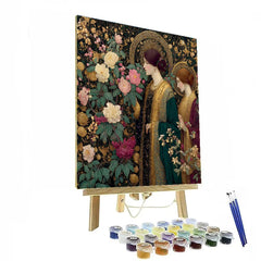 Gustav Klimt Inspired Opulent Garden - DIY Painting By Numbers Kit