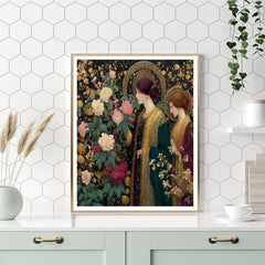Gustav Klimt Inspired Opulent Garden - DIY Painting By Numbers Kit