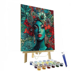 Frida Kahlo Inspired Remembrance - DIY Painting By Numbers Kit
