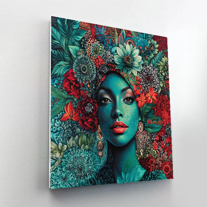 Frida Kahlo Inspired Remembrance - DIY Painting By Numbers Kit