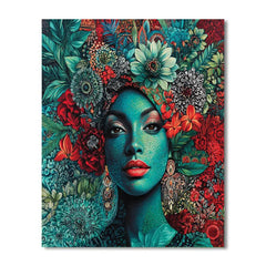 Frida Kahlo Inspired Remembrance - DIY Painting By Numbers Kit
