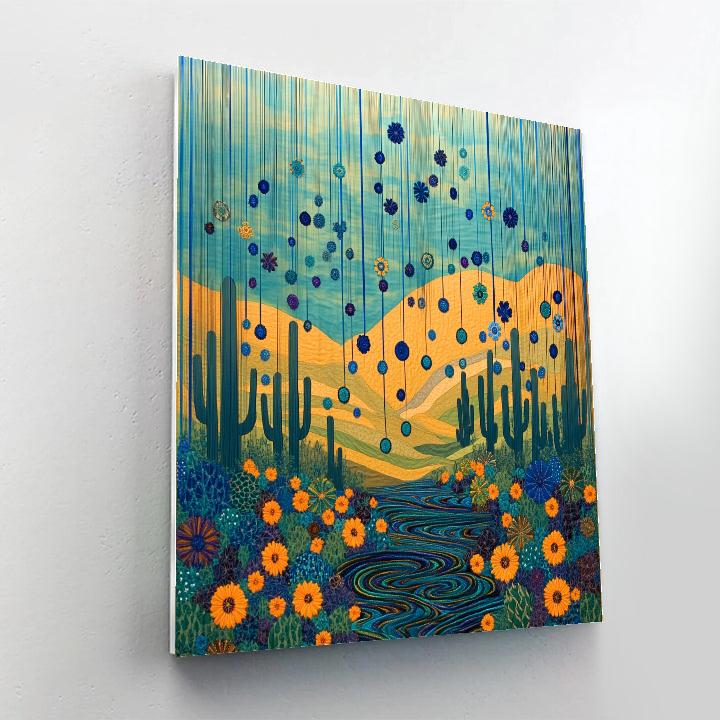 Frida Kahlo Inspired Threads of Ancestral Rain - DIY Painting By Numbers Kit