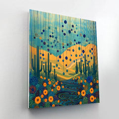 Frida Kahlo Inspired Threads of Ancestral Rain - DIY Painting By Numbers Kit