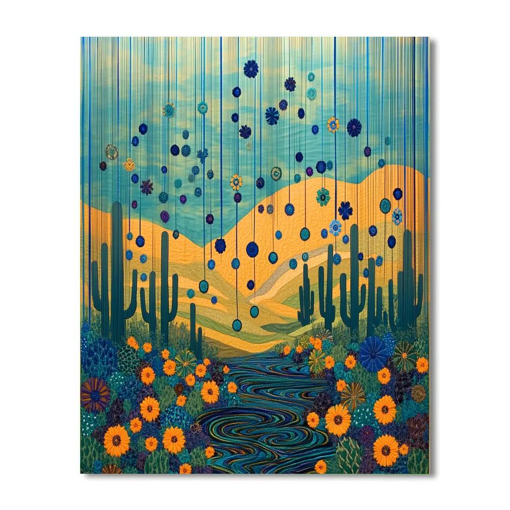 Frida Kahlo Inspired Threads of Ancestral Rain - DIY Painting By Numbers Kit