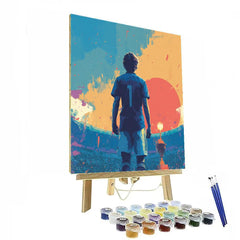 Japan Fifa 2026 Dawn - DIY Painting By Numbers Kit